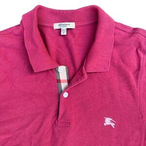 VINTAGE Burberry Button Up Shirt Large Pink